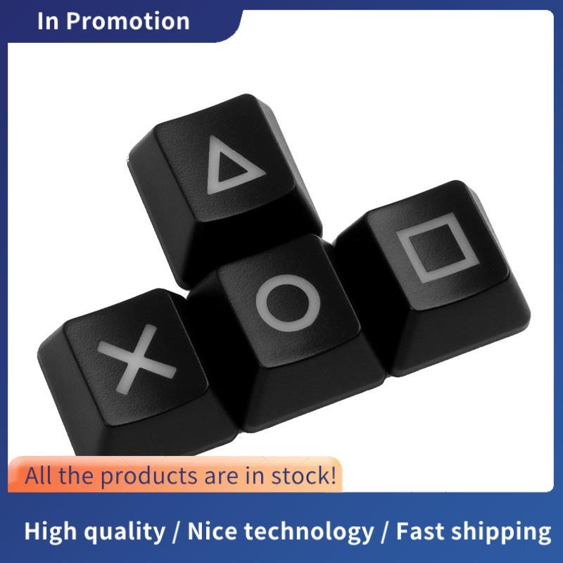Chaves Tampa Para Cima Baixo , Teclado Mecânico Pbt Keycap Botão Chave Wasd Corante Sub Tecnologia R4 R3 R2 R1-Preto