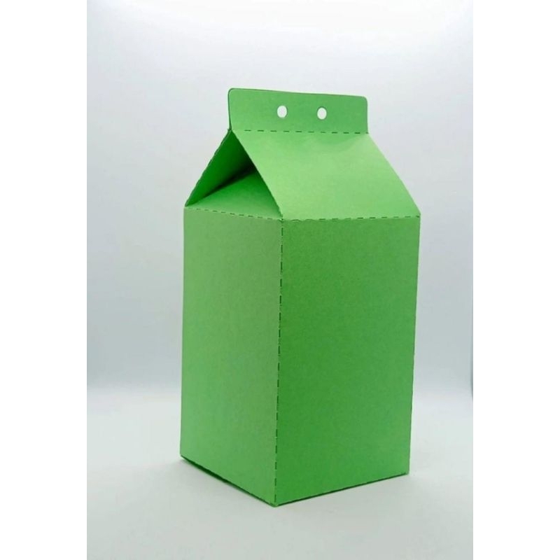 Caixa Milk Lisa de Papel Color Plus com 10 Unidades Verde ou qualquer cor