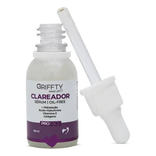 Sérum Clareador Facial Pro-face Da Griffty Ácido Hialurônico
