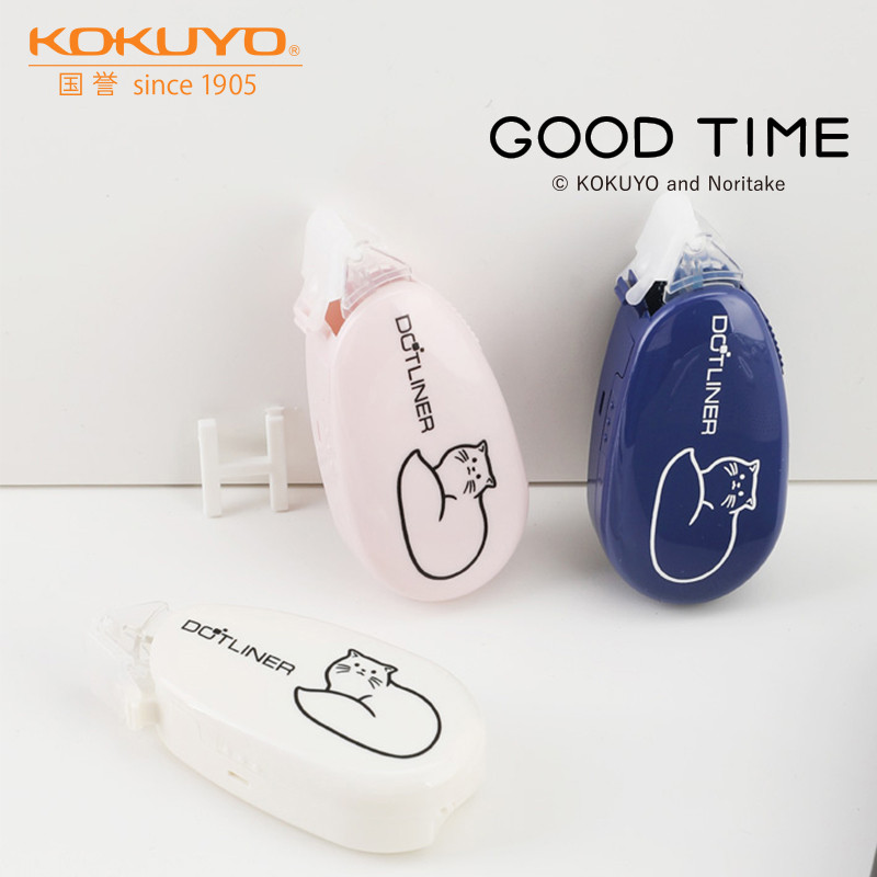 [Noritake Limited] Japão Kokuyo Kokuyo Dot Glue Recarga substituível Cute Girl Manual Bonito grande capacidade transpare
