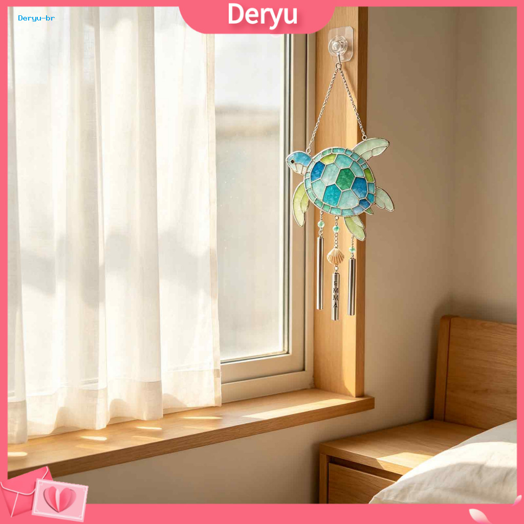 Hanging Ornaments for Room Decorative Items for House Coastal Glow Sea Glass Suncatcher Acrylic Ocean Theme Window Decor
