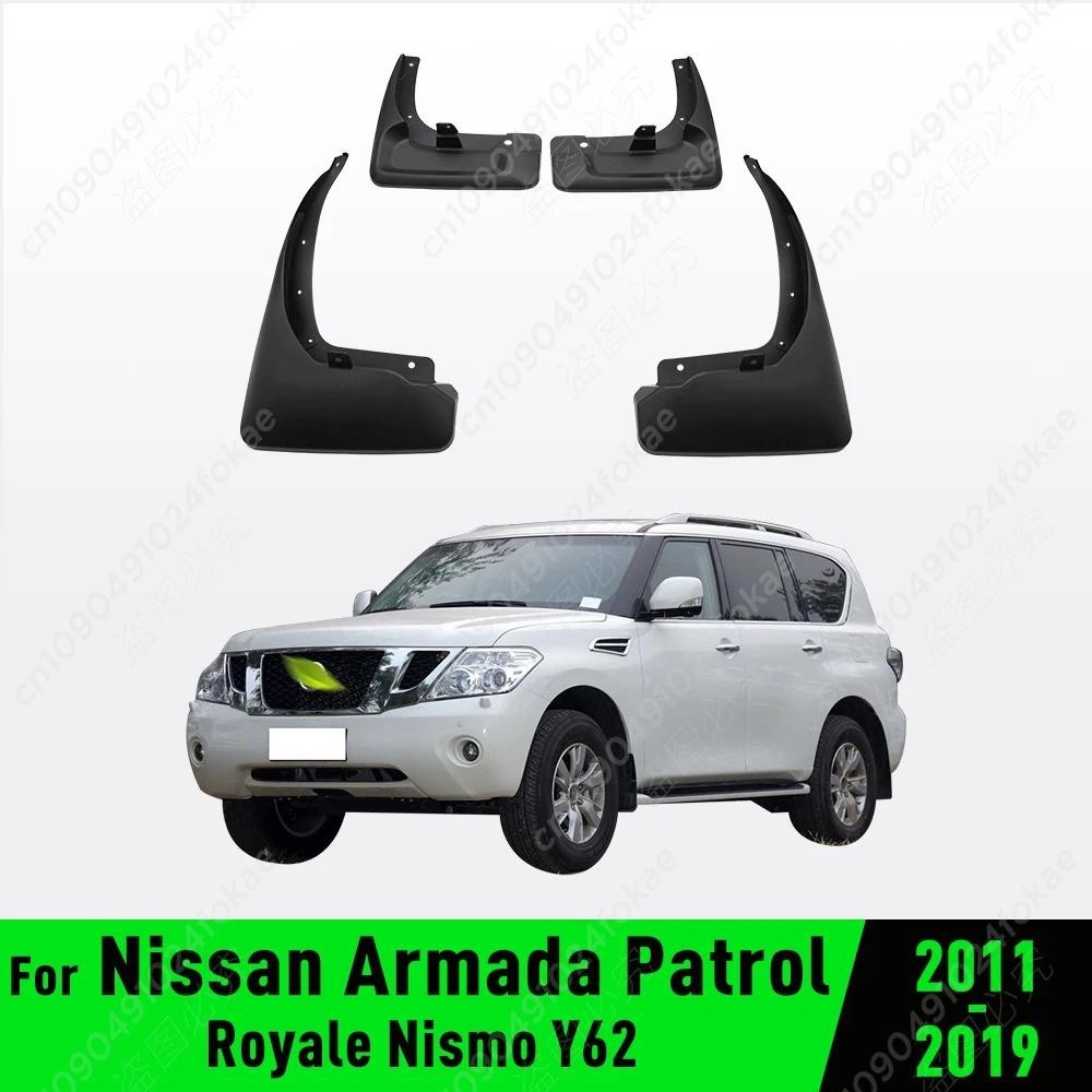 Para Nissan Armada Patrulha Royale Nismo QX80 Y62 2011-2019 Fender Paralama Mud Flaps Guarda Respingo Aleta-Lamas Peças