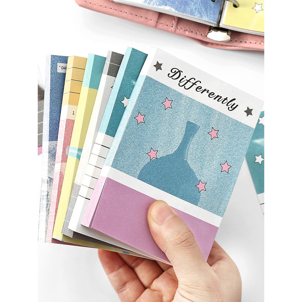 Papermore Star Fragments Revista Japonesa ins Estilo Notebook Bloco de Notas Tearable Notebook Material Nota Papel