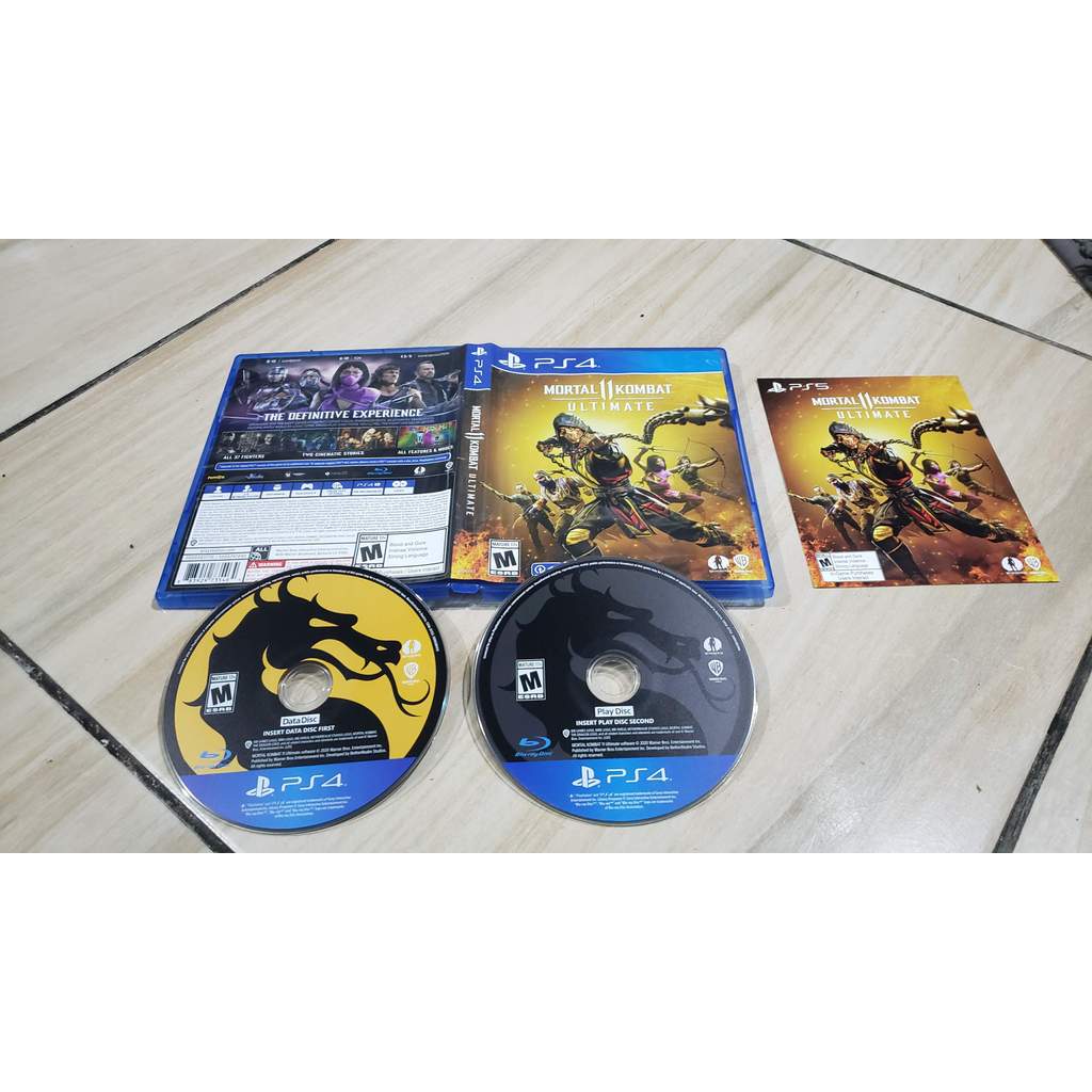 Mortal Kombat 11 Ultimate Tudo 100% Ps4 Mídia Física. T55