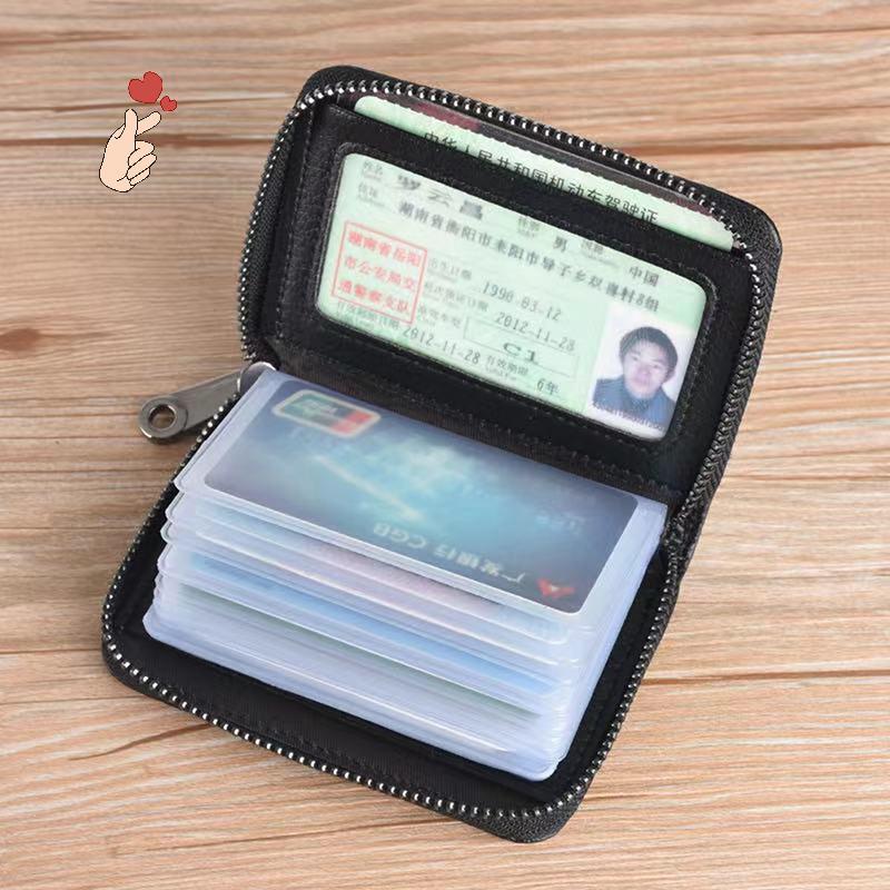 [PEBR] 20 Porta-Cartões De Detenção PU Business Bank Credit Bus ID Card Holder Capa Bolsa De Moedas Carteiras Anti Desma