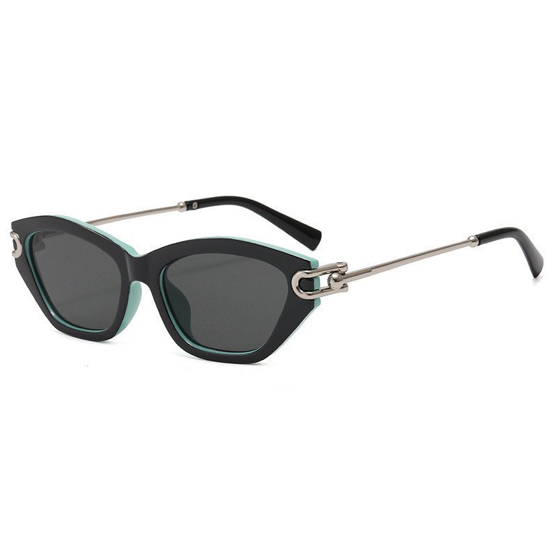 T Home Novo Estilo Olho de Gato Óculos de Sol Grande Marca Feminina High-End Sensação Estilo Europeu Americano Personali