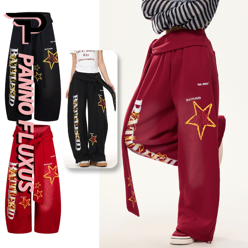 PannoFluxus Novas Calças Esportivas Casuais , Marca De Moda Americana , Estilo hip-hop Neutro