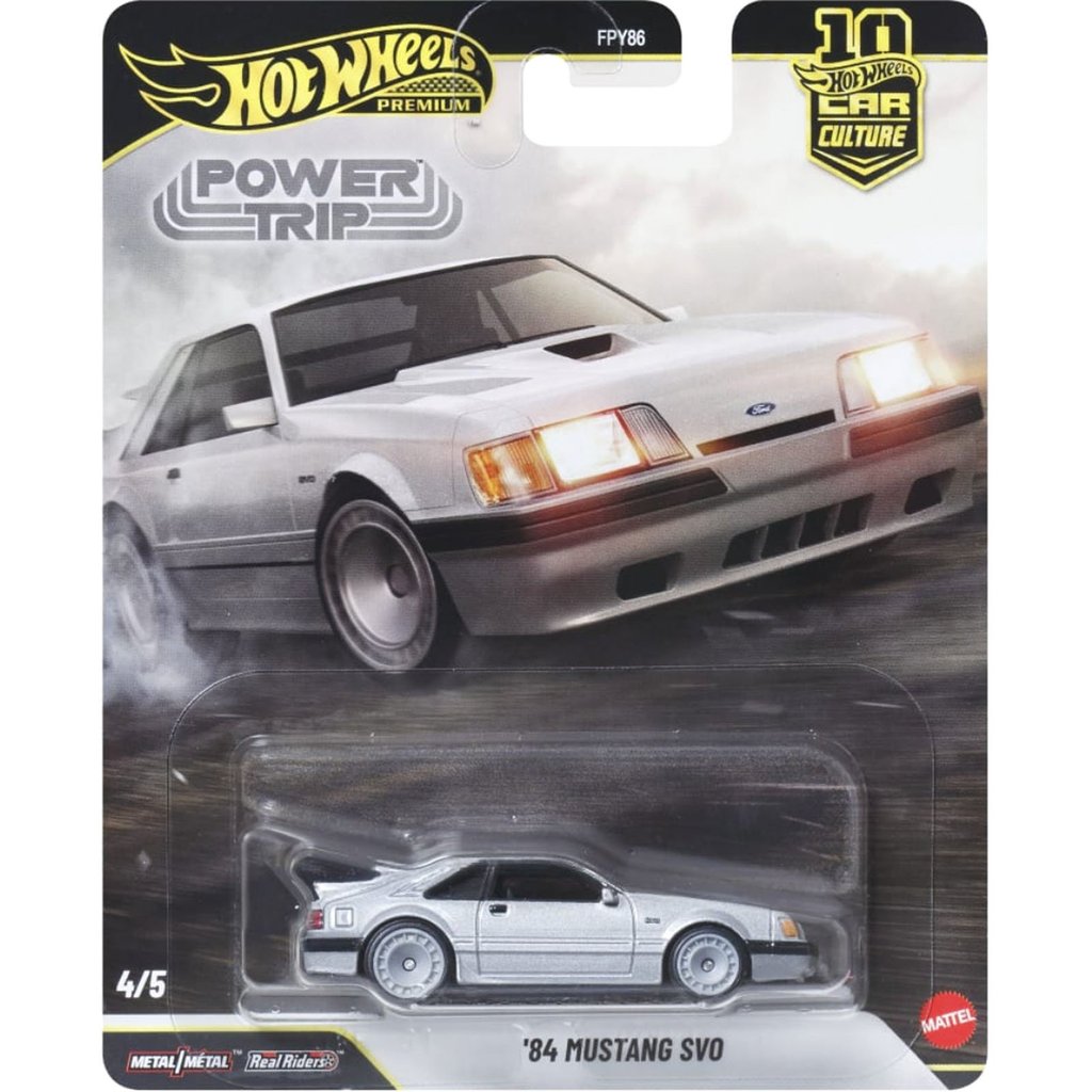 Hot Wheels - 84 Mustang SVO - Power Trip Car Culture - JKF31