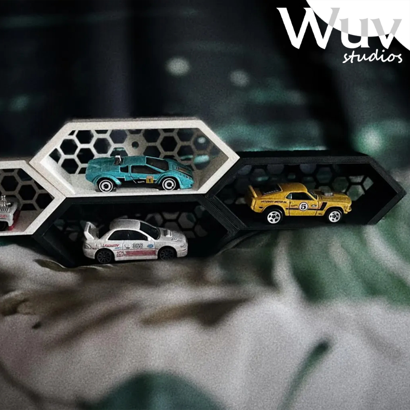 Suporte para Carrinho Hot Wheels (1:64) Car Showroom Colecionáveis Suporte