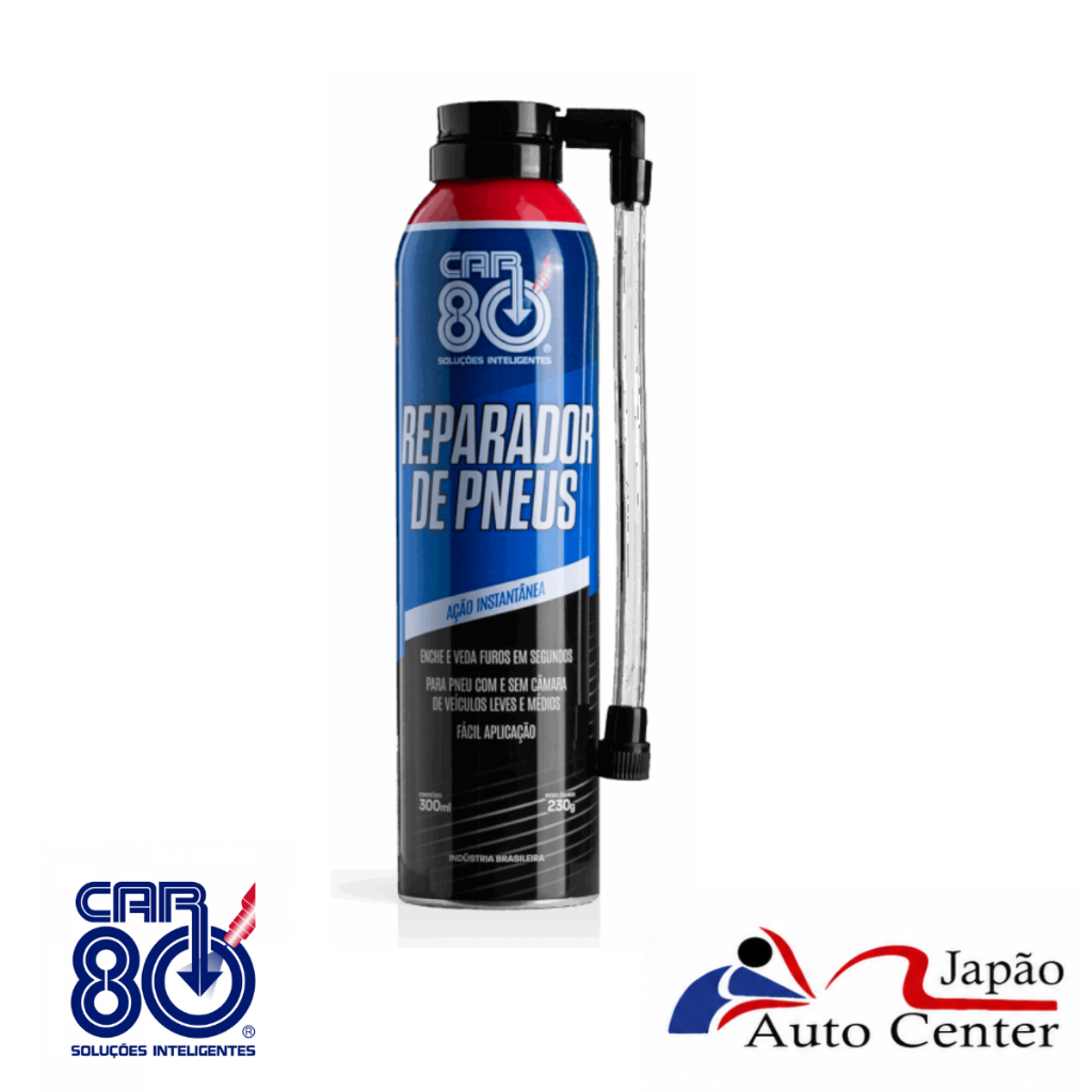 CAR80. Reparador de Pneus Ação Instantânea 300ml