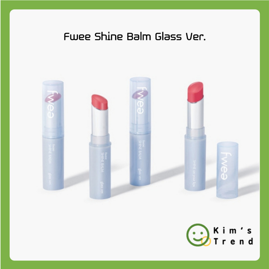 [Fwee] Shine Balm Glass Ver. (4.2g) Lip Balm Tint Korean Cosmetic