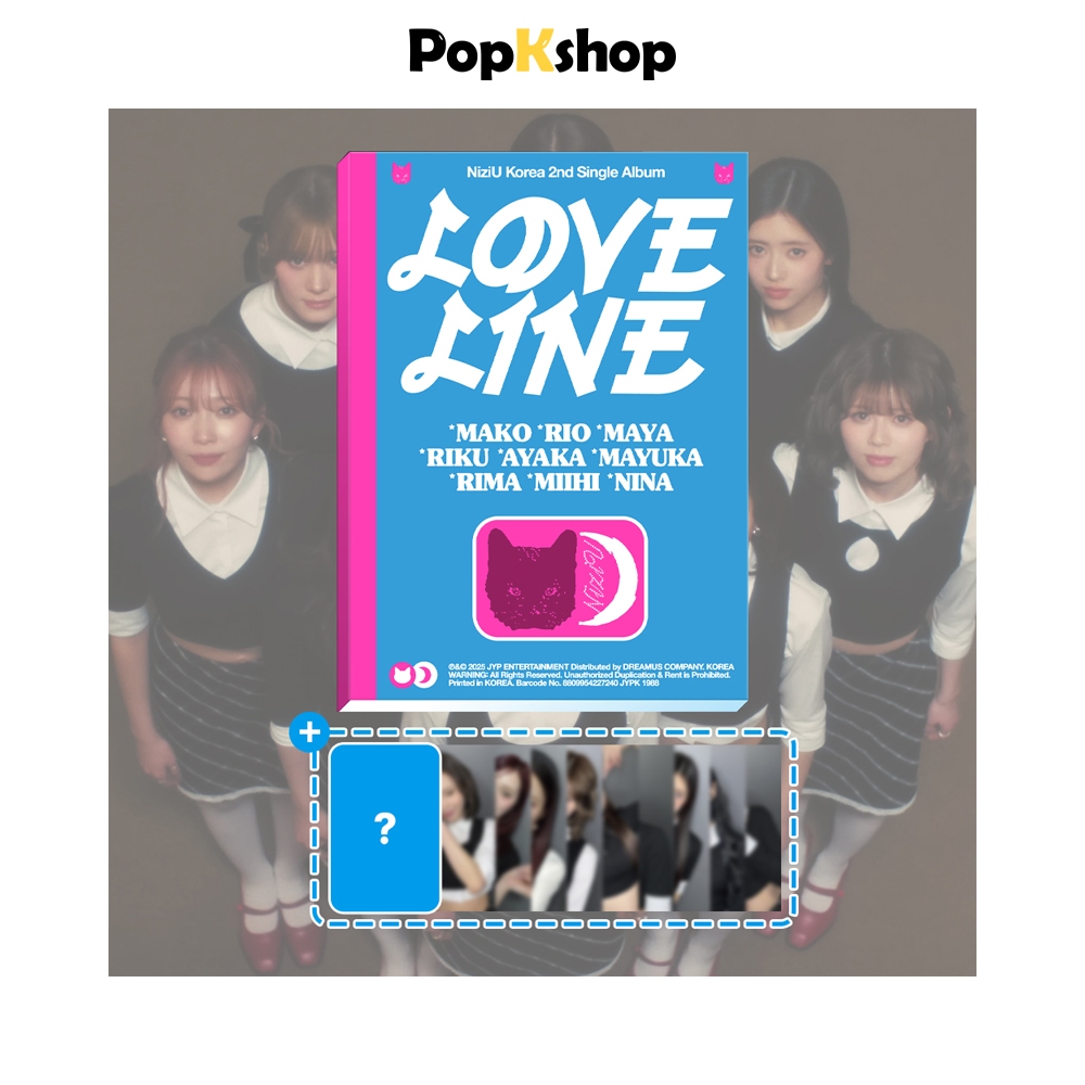 [Brinde] NiziU Coreano 2o Single Álbum [ LOVE LINE ] Photocook Ver