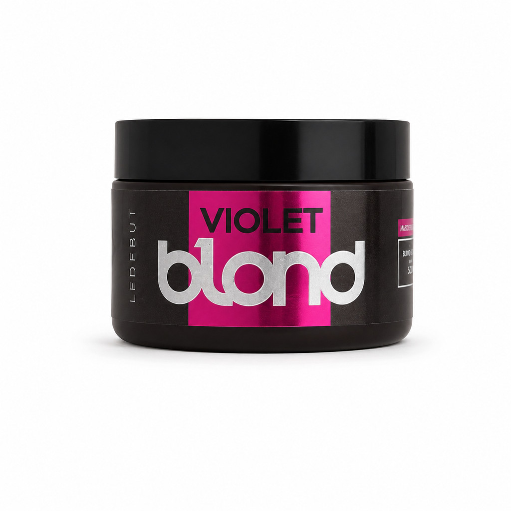 Máscara Matizadora Profissional 300 gr - Violet Blond - Ledebut