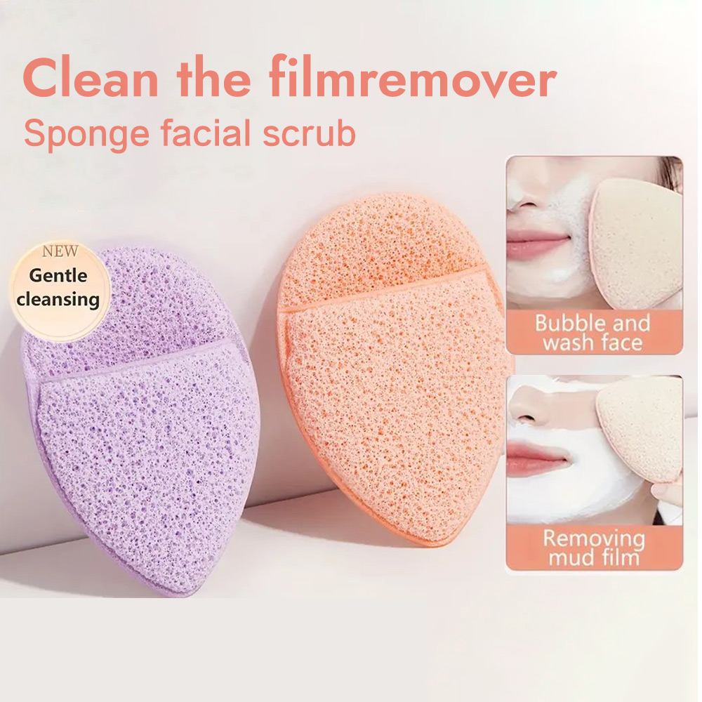 Esponja Facial Macia E Almofadas De Limpeza , De Banho De Luva Reutilizável , Esfoliante Estilo Puff , Para Poros Profun