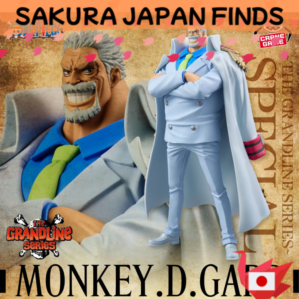 🇯🇵 BANDAI ONE PIECE DXF THE GRANDLINE SERIES SPECIAL Monkey D. Garp Figura Colecionável Original Japão Ação Anime