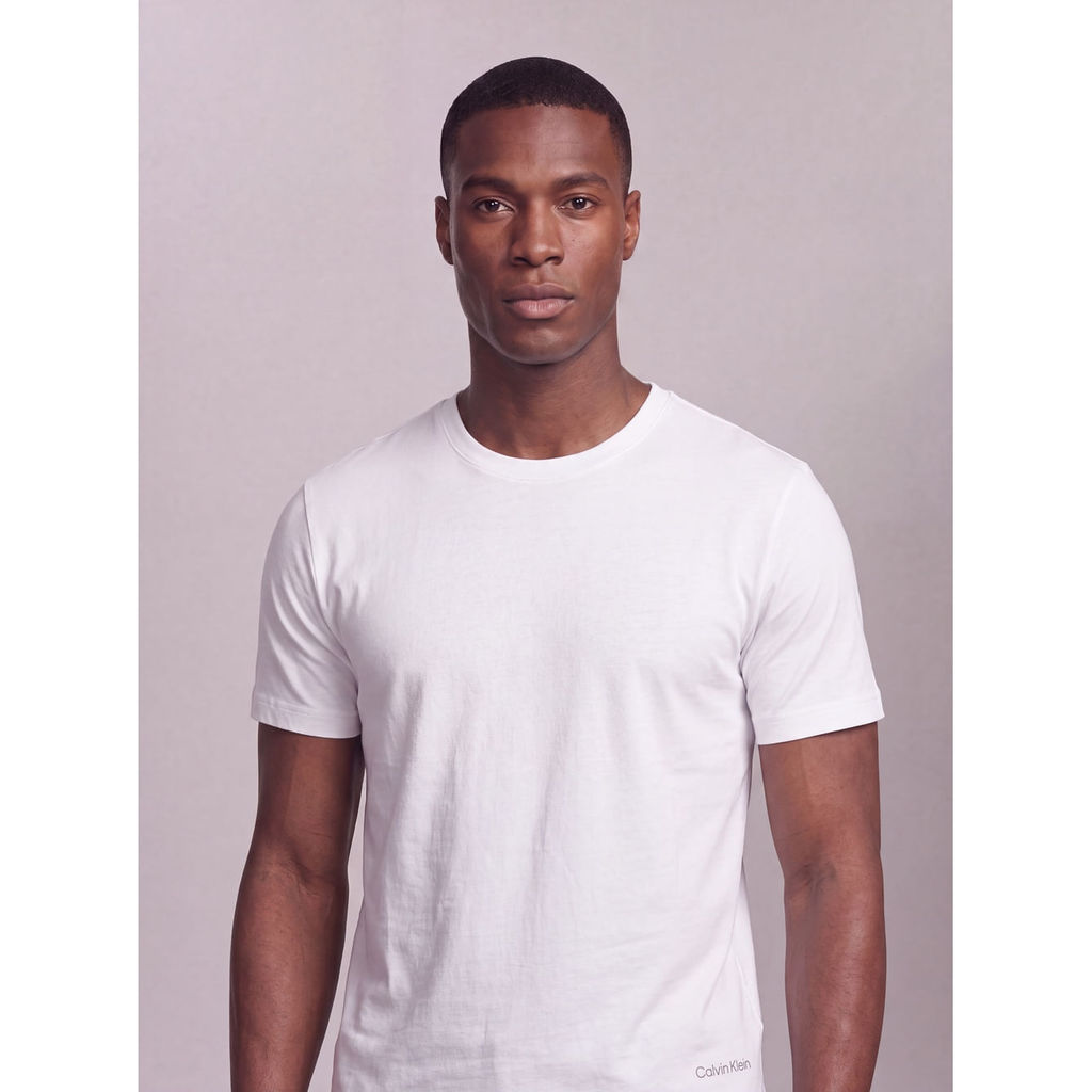 Kit 2 Camisetas Crew-Neck - Preto / Branco