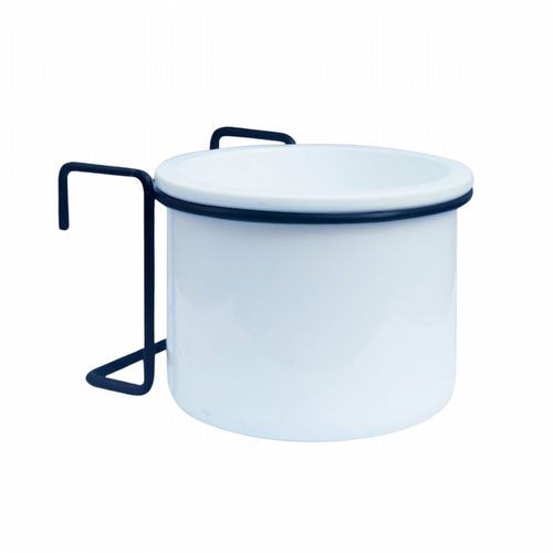Comedouro Comilão Injetfour 170 ml - Calopsita e Ring Neck - Branco