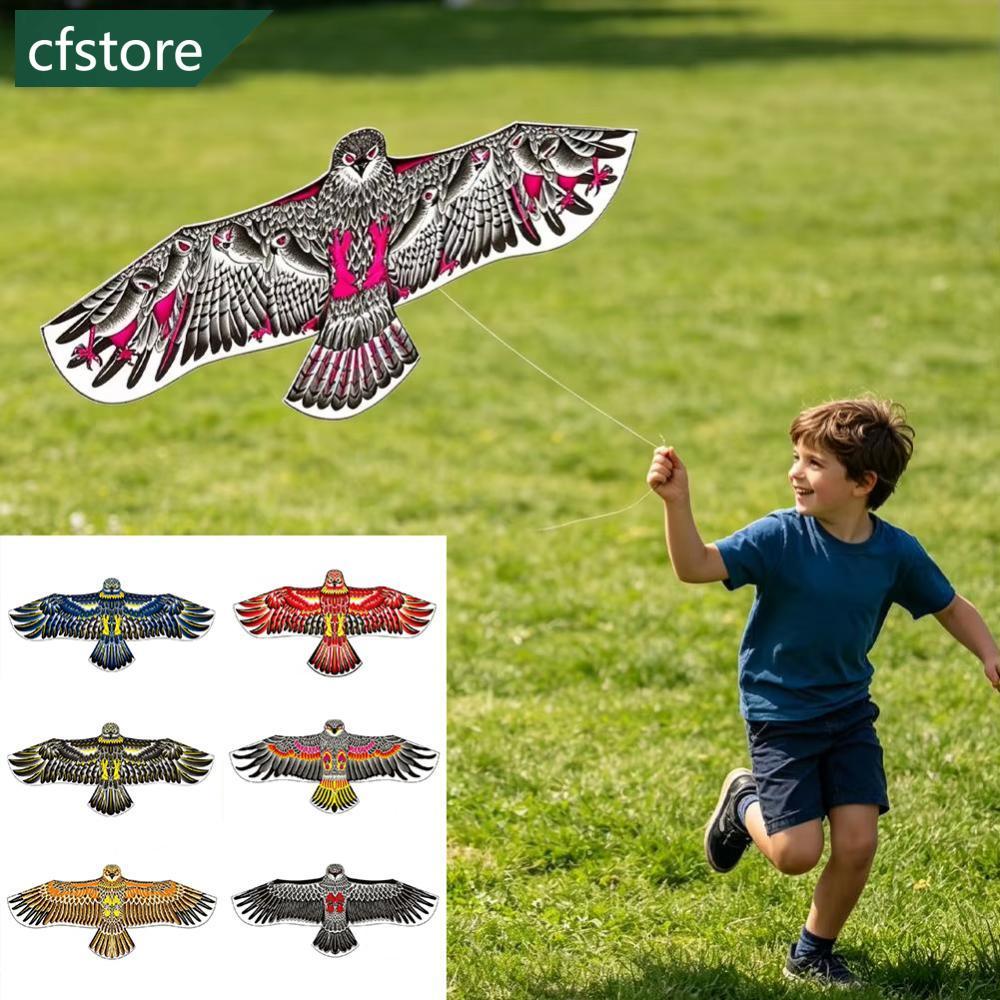 CFSTORE 1.1M/1.2M Eagle Kite Com Corda De 30M Flying Bird Kites Scarer Easy Fly Para Crianças Iniciantes Brinquedo De Ja