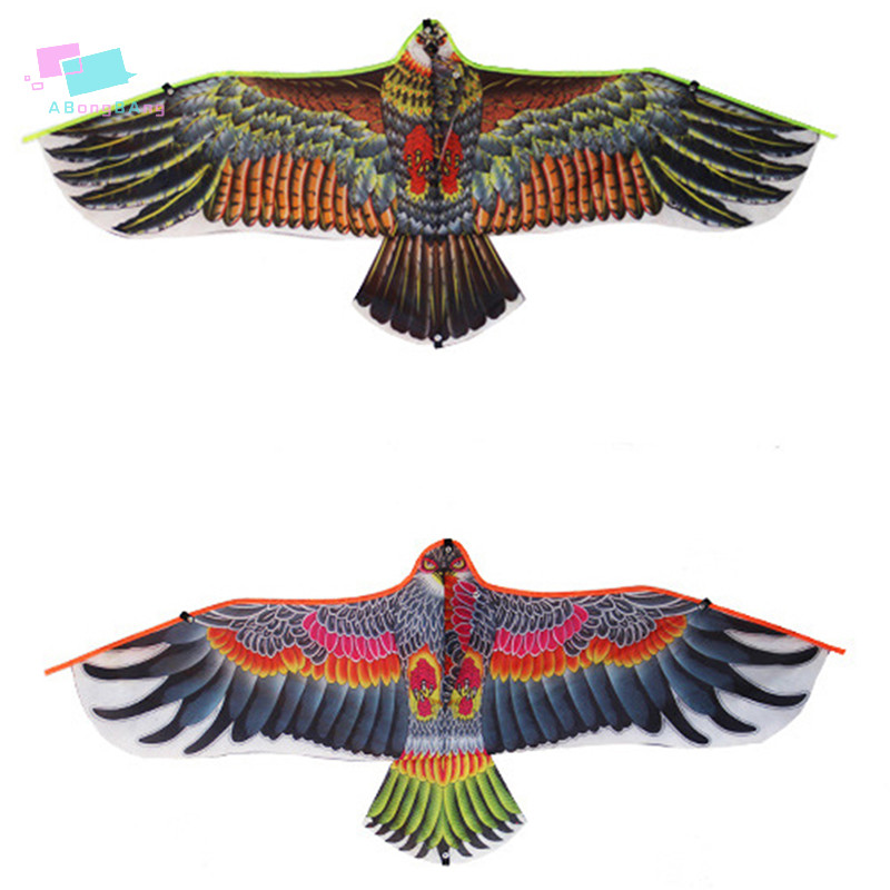 Abongbanghn 1.1m Eagle Kite Com Linha De Pipa De 30 Metros Para Crianças Voando Pássaros Pipas Brinquedos Ao Ar Livre