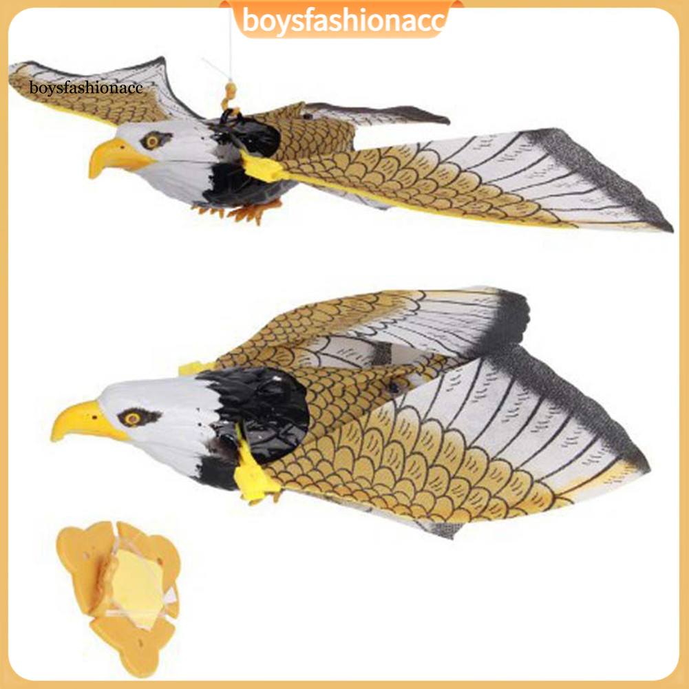 boysfashionacc Eletrônico Flying Eagle Sling Modelo De Pássaro Pairando Com Som LED Brinquedo Infantil Presente