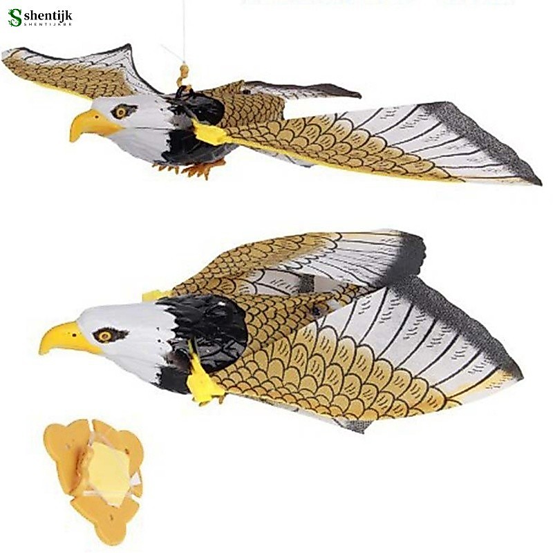 Espantalho Repelente De Pássaros Flying Eagle-Decoração Suspensa De Quintal De Jardim