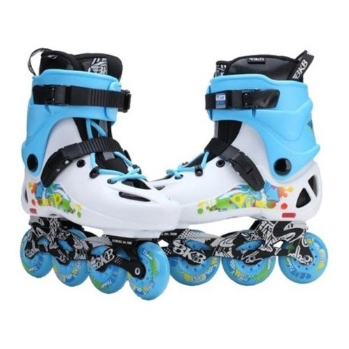 Patins Flying Eagle Bkb B2 Cor Branco Rodas 80mm Tamanho 38/39