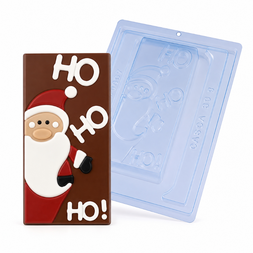 Forma Especial Tablete de Papai Noel 3 Partes - Ref 10497 BWB
