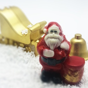 Forma Bwb Papai Noel Especial Natal 3 Partes C/ Silicone 75G Cod-9666 (Bwb Especial)