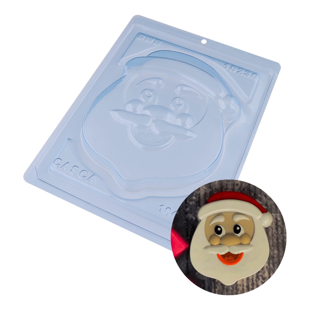 Forma Bwb Natal Papai Noel 3 Partes Silicone Ref 10230