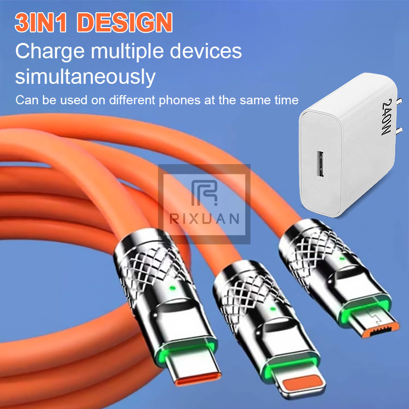 Micro USB, Type-C, iPhone Multi-Device/Super Fast Charging/240W Charger