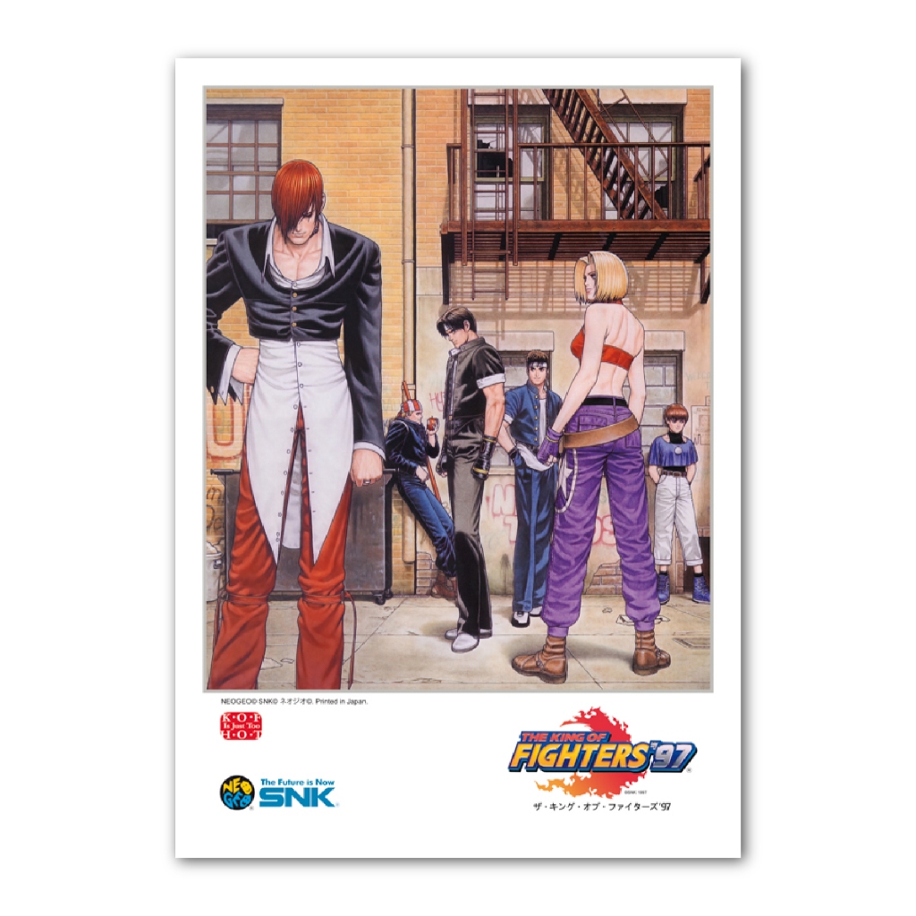 Pôster The King Of Fighters 97 Retro Arcade Snk A3 29,7x42cm