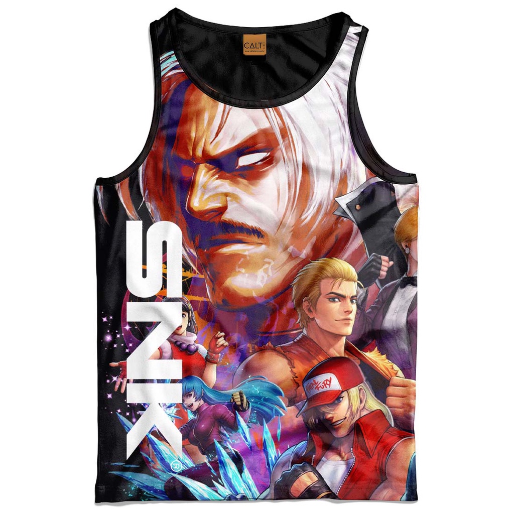 regata estampada kof king of fighters snk iori kyo arcade