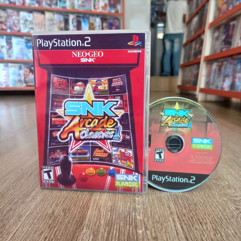 Jogo SNK Arcade calssic vol 1 Playstation 2 PS2 Pay 2