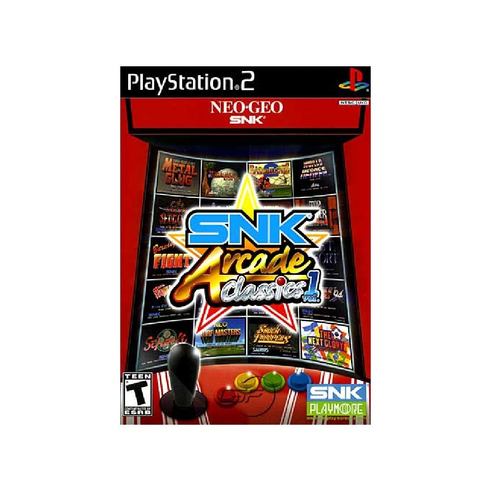 Jogo SNK Arcade Classics Vol. 1  Ps2
