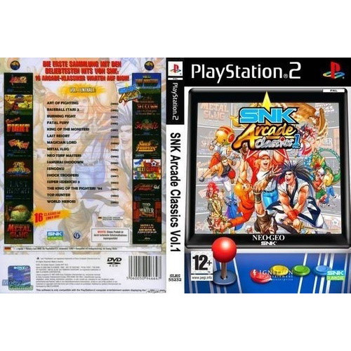 Jogo Snk Arcade Classics Volume 1 Ps2