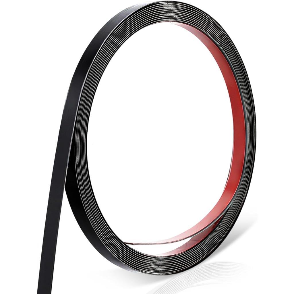 Black Stainless Steel Molding Mirror Strip Metalized Brushed Finish Molding Trim Peel and Stick Strip Self-Adhesive for