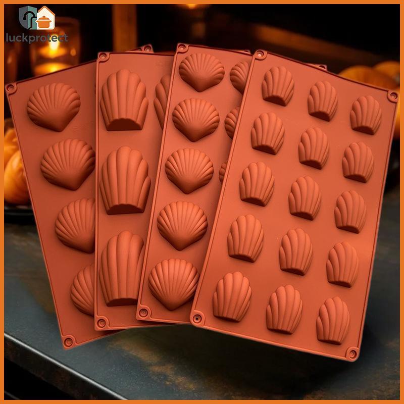 LPHG 18 Cavidades Mini Grau Alimentício Madeleine Silicone Bolo Molde Biscoito DIY Escudo Assadeira Cozinha Bakeware Ace