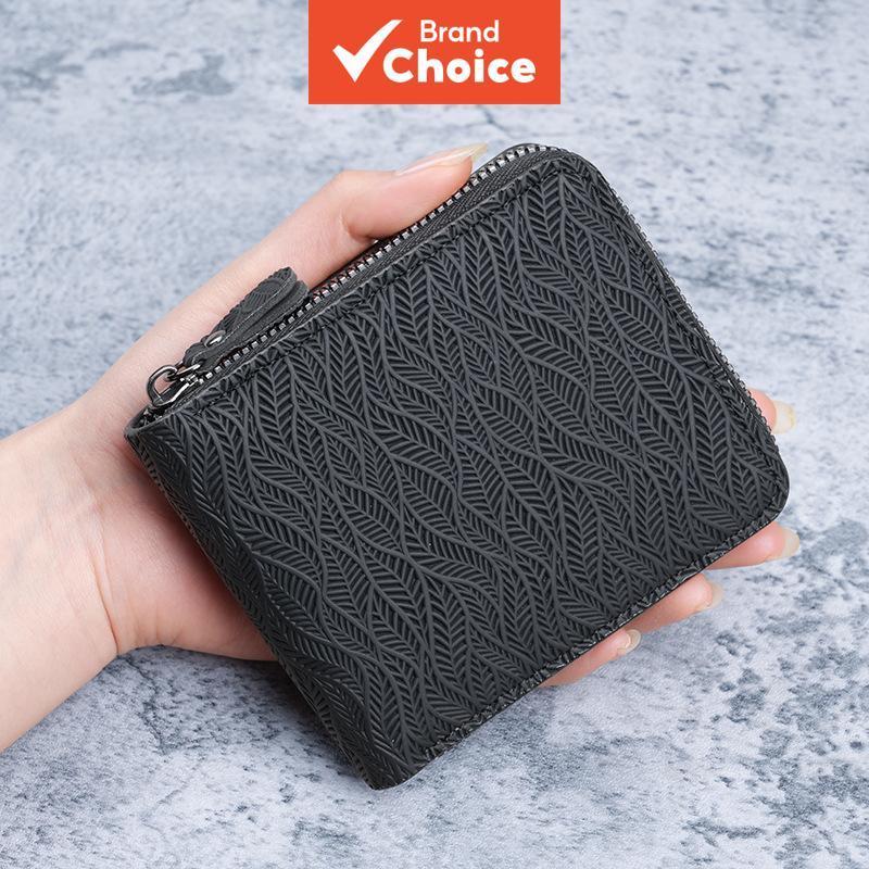 Carteira masculina curta recém-chegada, moderna, com grande capacidade, porta-cartões múltiplo e bolso para moedas, clip