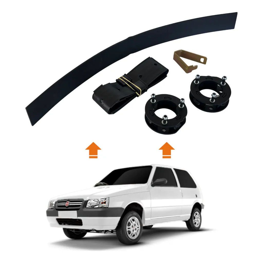 Kit Lift De Suspensão - Fiat Uno Quadrado Todos Os Anos