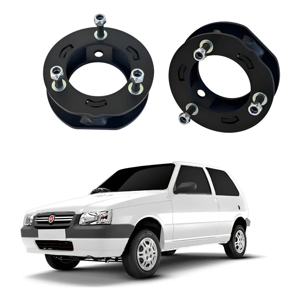 Kit De Elevação Dianteira Sparta Fiat Uno Quadrado 4 Cm