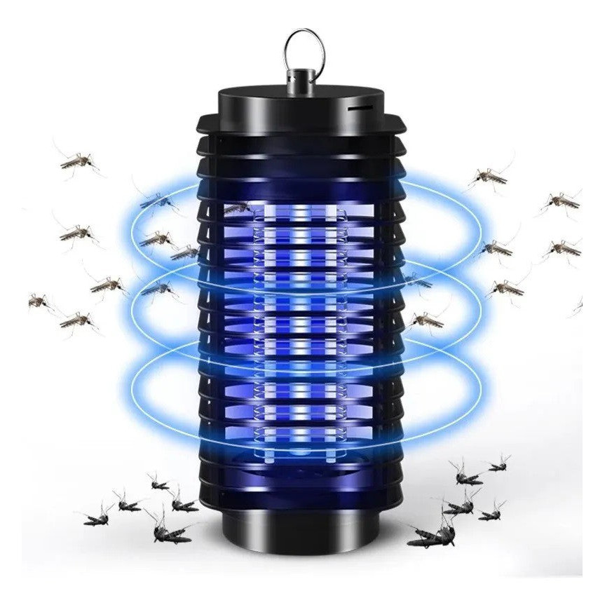 Armadilha Mata Mosquito Pega Inseto Led Choque Eletrico