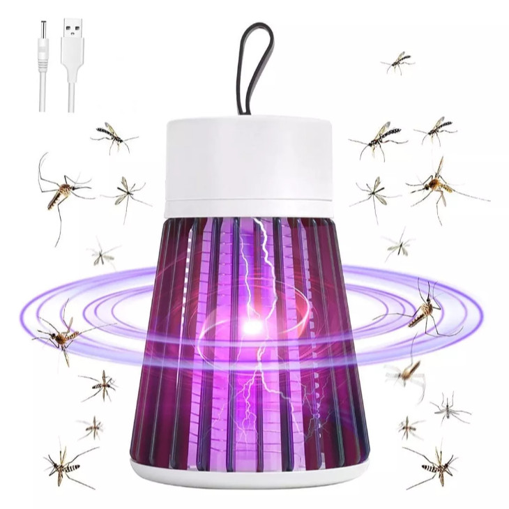 Luminária Lâmpada Led Elétrica Mosquito Elétrico Mini Abajur Luz Roxa