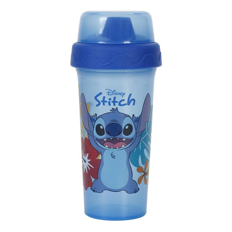 Copo de Transição Infantil Stitch Disney 240ml com Tampa - BabyGo