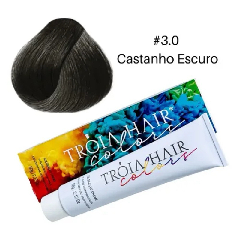 Coloração em Creme Permanente Corretor Verde .13 - Troia Hair colors 60g