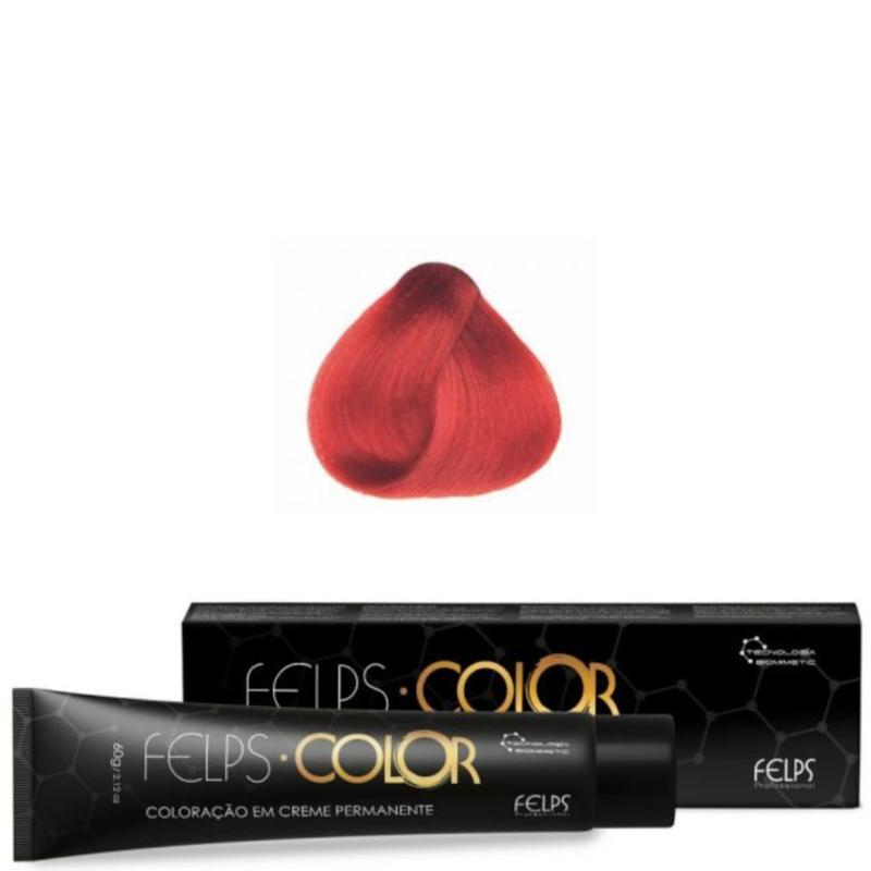 Coloração Permanente Felps Color 0.6 Vermelho Corretor 60g