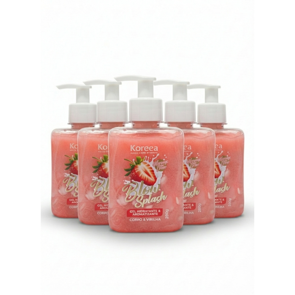 Leve 5! Kit Gel Hidratante & Aromatizante • Corpo e Virilha sempre macios e com perfume marcante.