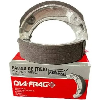 APATA FREIO BIZ 100/125 (T) NXR 125/150/160 POP 100 (D/T) XL 125 (T) CRF 100 DFG