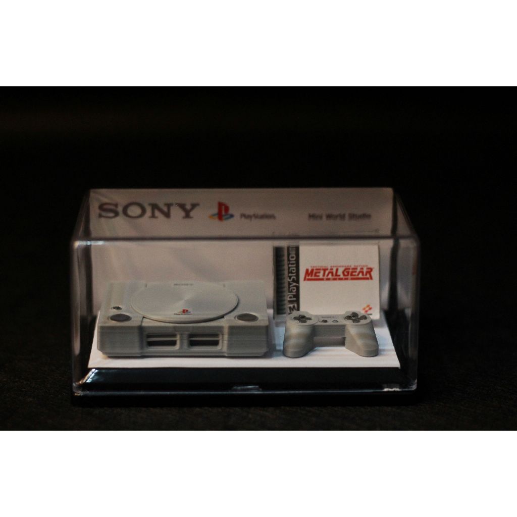 Miniatura Playstation 1 FAT Escala 1:5 | Impressão 3D | Item Geek Colecionável |Console Decorativo Geek Colecionável