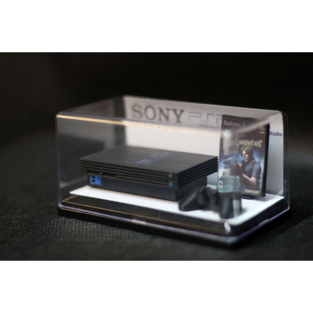 Miniatura PlayStation 2 FAT Escala 1:5 | Impressão 3D | Item Geek Colecionável |Console Decorativo Geek Colecionável