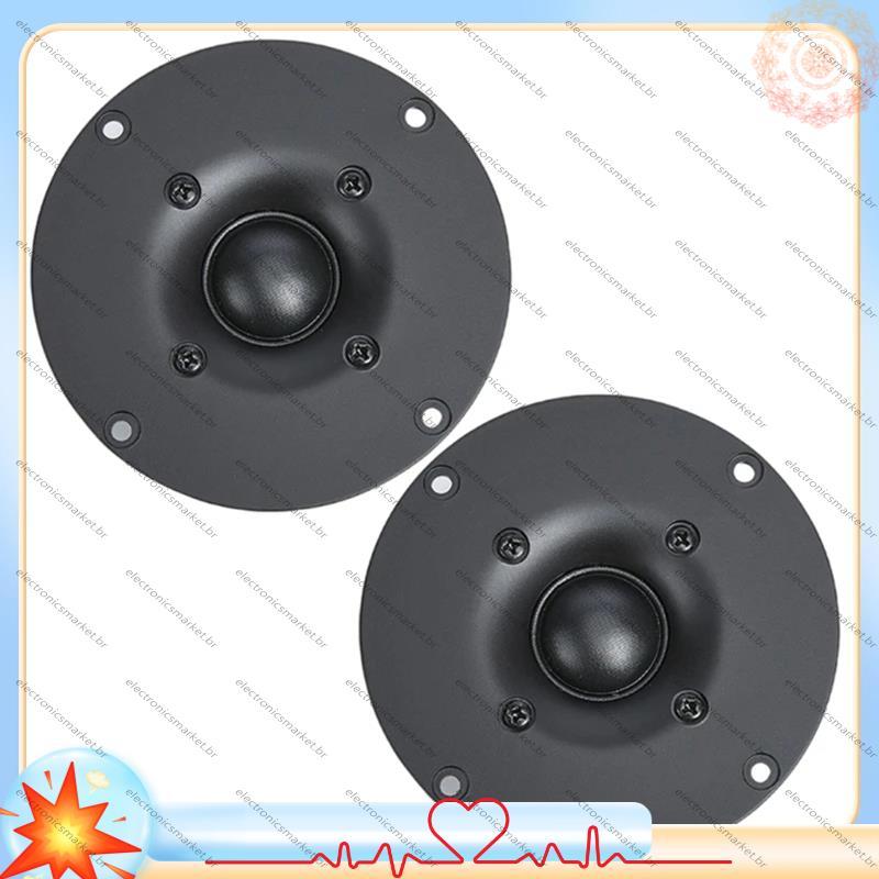 [Em Vendas E] 2 Unidades De Alto-Falante Tweeter De 4 Polegadas 8 Ohm 60W HIFI Filme De Seda Dome Áudio Agudo Para Trans